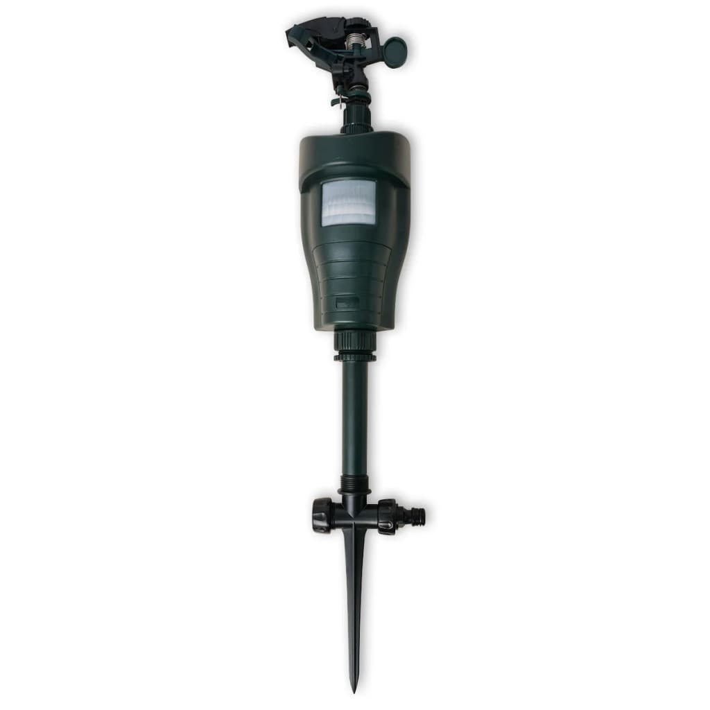 Vidaxl Sprayer Animal Protection med PIR -sensor Donkergroen