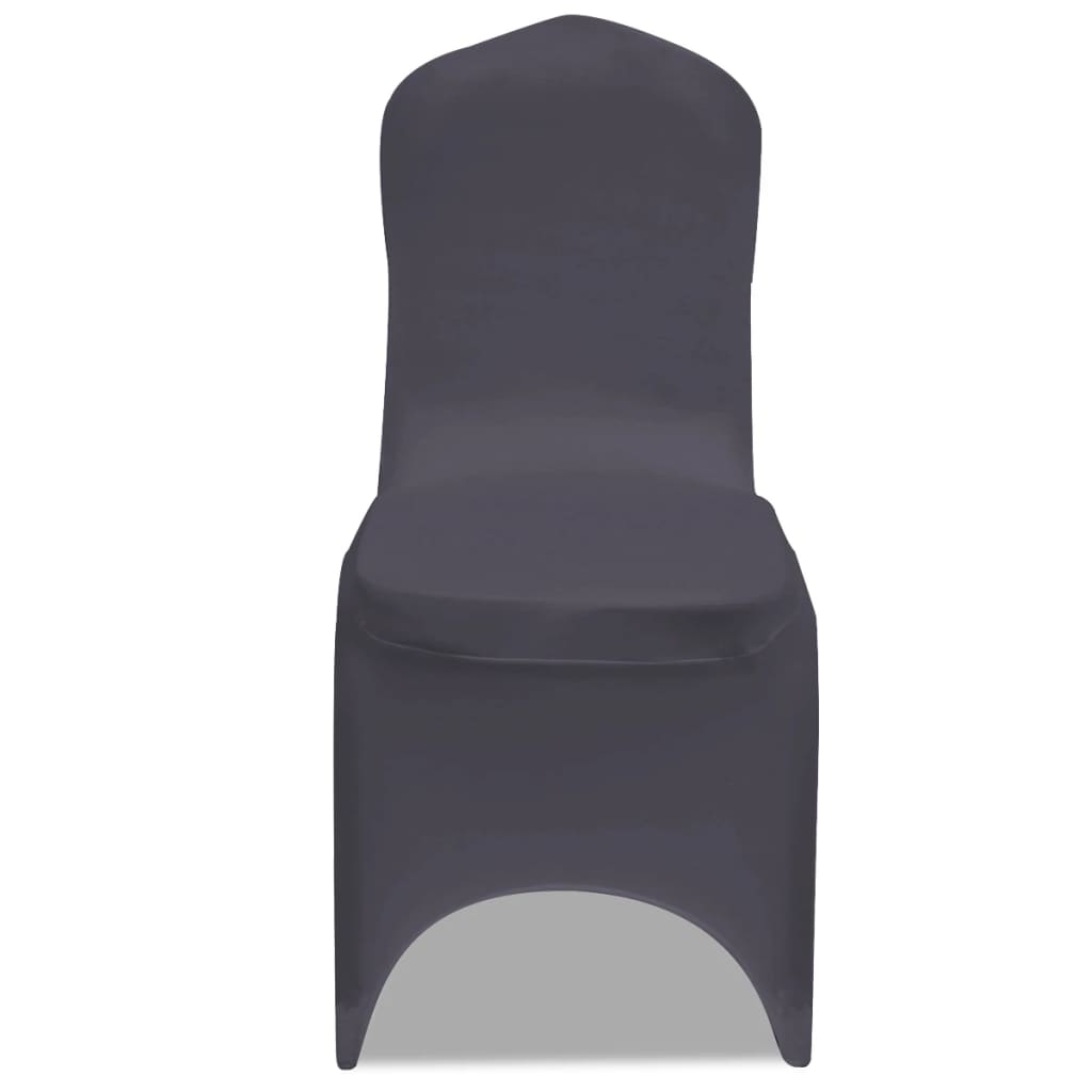 Vidaxl Stol Cover Stretch Anthracite 6st