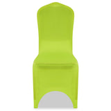 Vidaxl Stol Cover Stretch Anthracite 6st Green