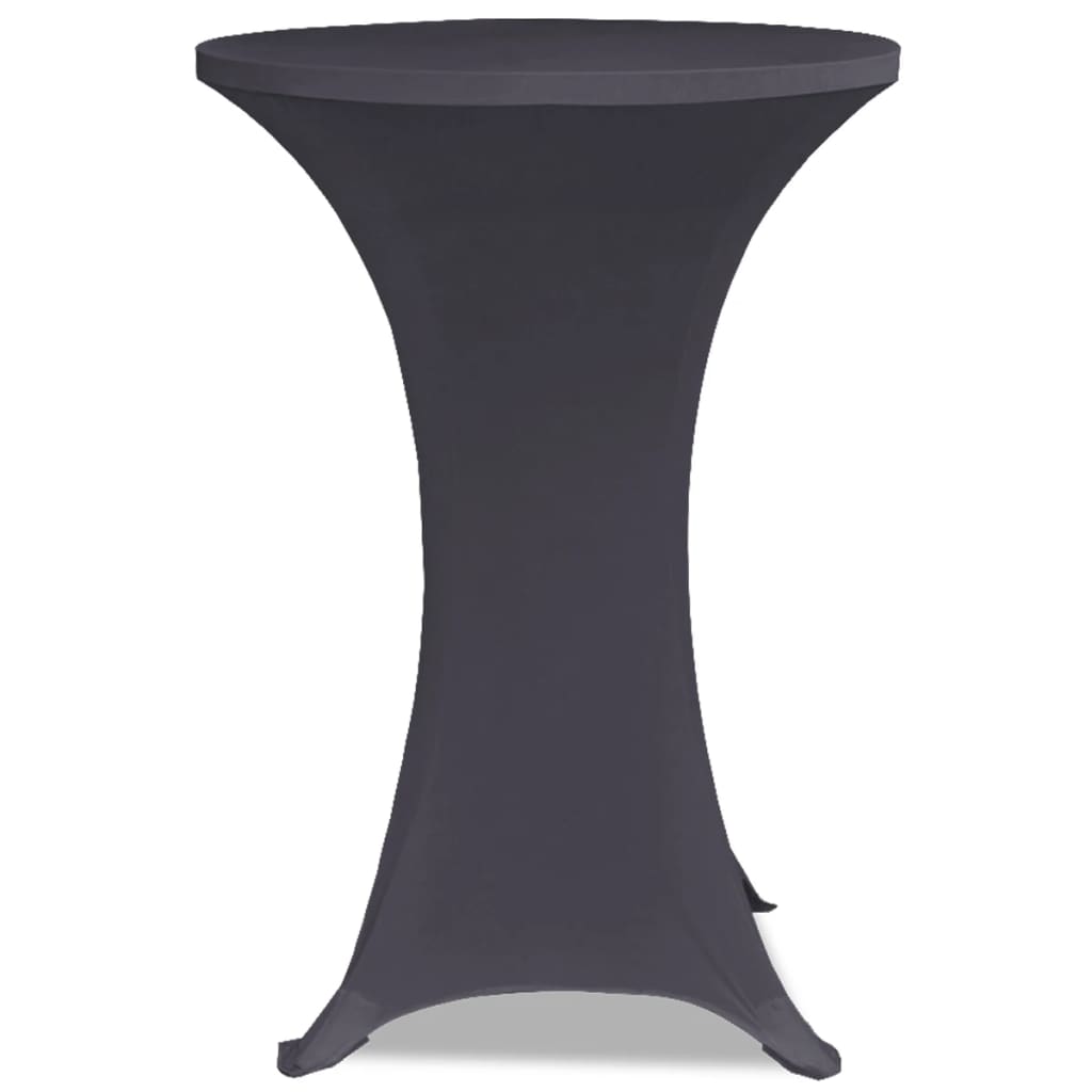 VidaXL borddæksel stretch 2 stk 70 cm antracit
