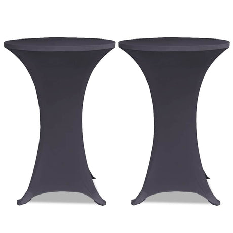 Vidaxl Table Cover Stretch Anthracite 2st