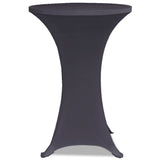 Vidaxl Table Cover Stretch Anthracite 2st