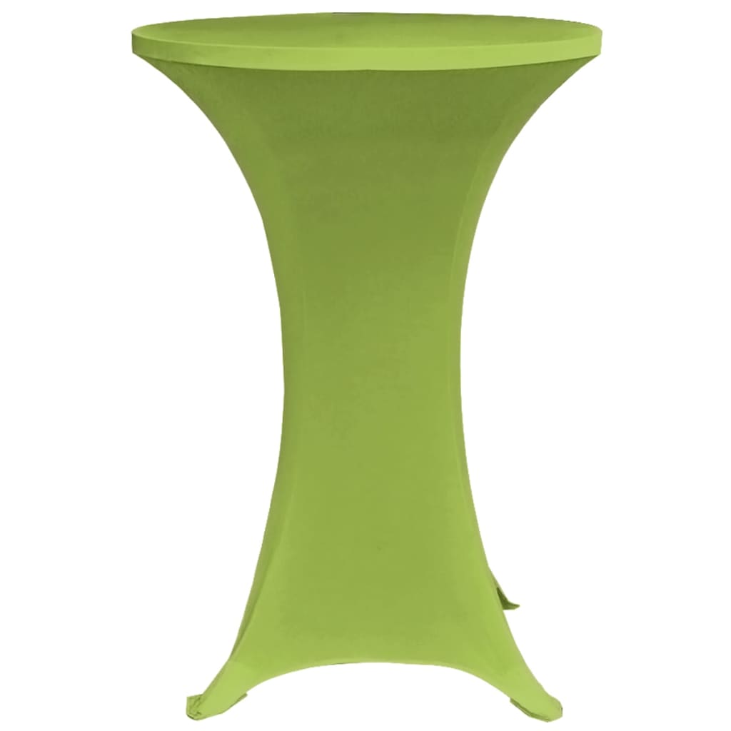 Vidaxl Table Cover Stretch 2 stykker 70 cm grøn