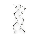Lumineo basic LED julelys 36m sort IP44 klassisk varm