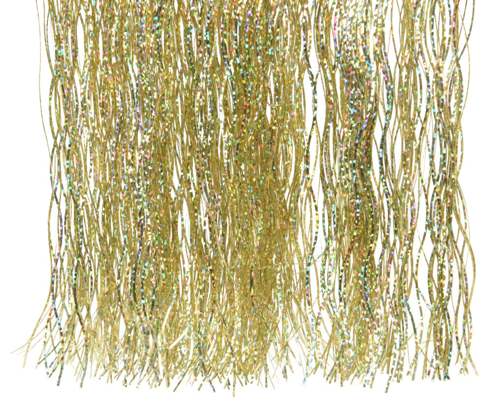 Decoris lametta vinyl julepynt glans guld laser 50x40 cm