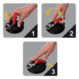 ProPplus Sugtion Cup-tilknytning med ring og 2 S-Hooks