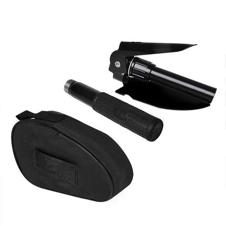 Proplus vouwschep 42 cm met draagtas zwart