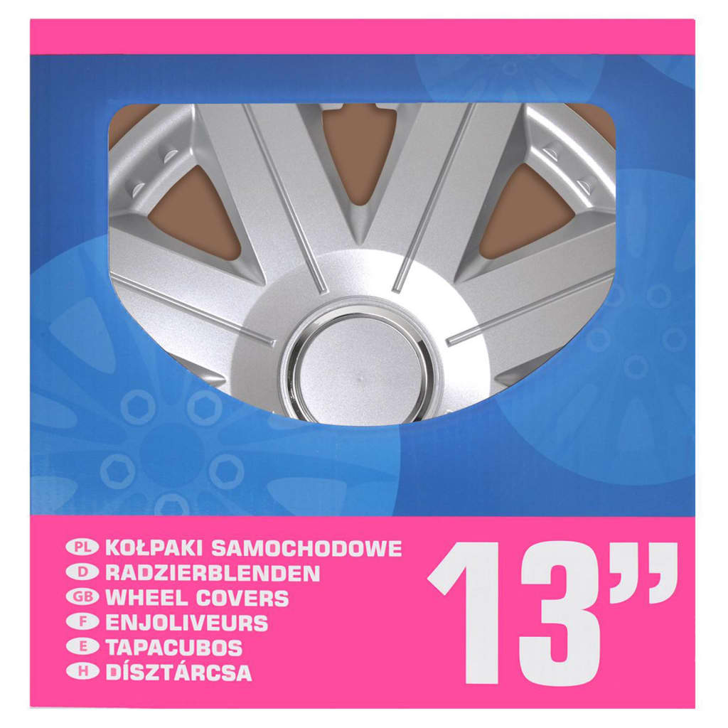 ProPPLUS HUBCAPS 4 ST COSMOS 13 '' Sølvfarvet