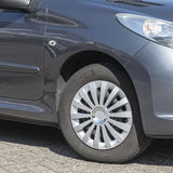 ProPPLUS HUBCAPS 4 ST MERIDIAN 16 '' Sølvfarvet