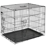 @Pet Hondenbench 107x70x77,5 cm metal sort 15004