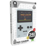 Andre mærker Qware retro spillekonsol 240 spil grå