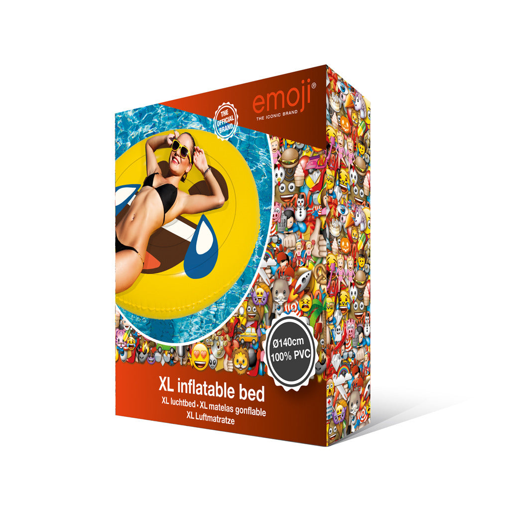 Basis oppustelig figur emoji ansigt lol 140cm