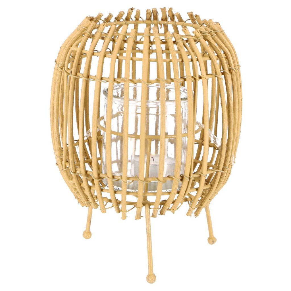 Andre mærker lanterne rattan 20 cm beige sort assorteret