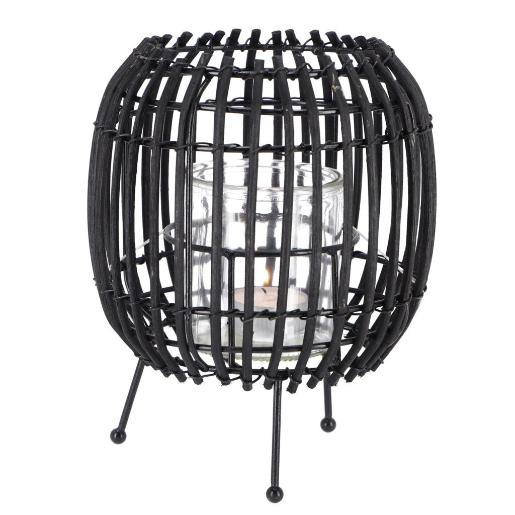 Andre mærker lanterne rattan 20 cm beige sort assorteret
