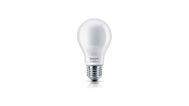 Philips 6w (40w) e27 a60 led lampe varm hvid