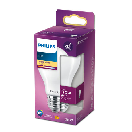 Philips LED klassisk 25W E27 WW A60 FR ND SRT4-belysning