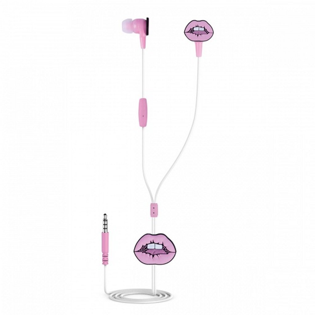 Kangaro k-58191005 dresz in-ear øretelefoner læber pink