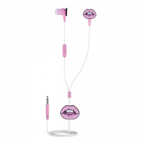 Kangaro k-58191005 dresz in-ear øretelefoner læber pink