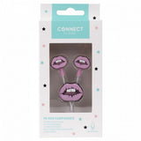 Kangaro k-58191005 dresz in-ear øretelefoner læber pink