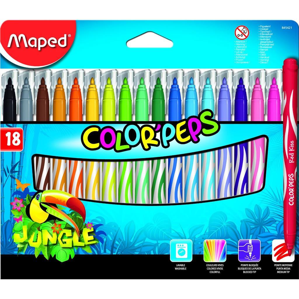 Maped Maped Blowart Pen + 18 tuschpenne