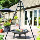 Redfire Driepootbarbecue sort 172 cm BBQ stativ