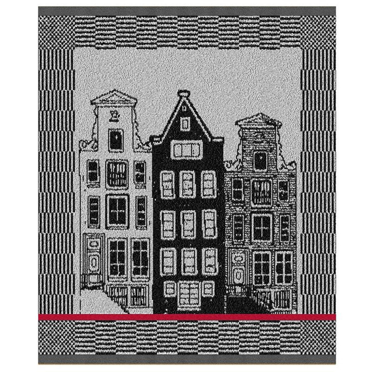 Ddddd køkkenhåndklæde kanal 50x55cm sort 6 stk