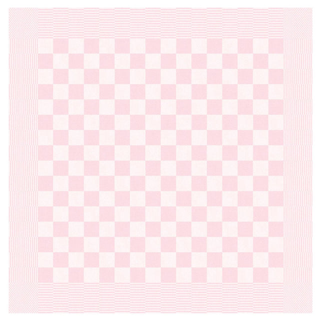 Ddddd - 6x viskestykke - grill - 65x65 cm - pastel pink - sæt med 6 stk.