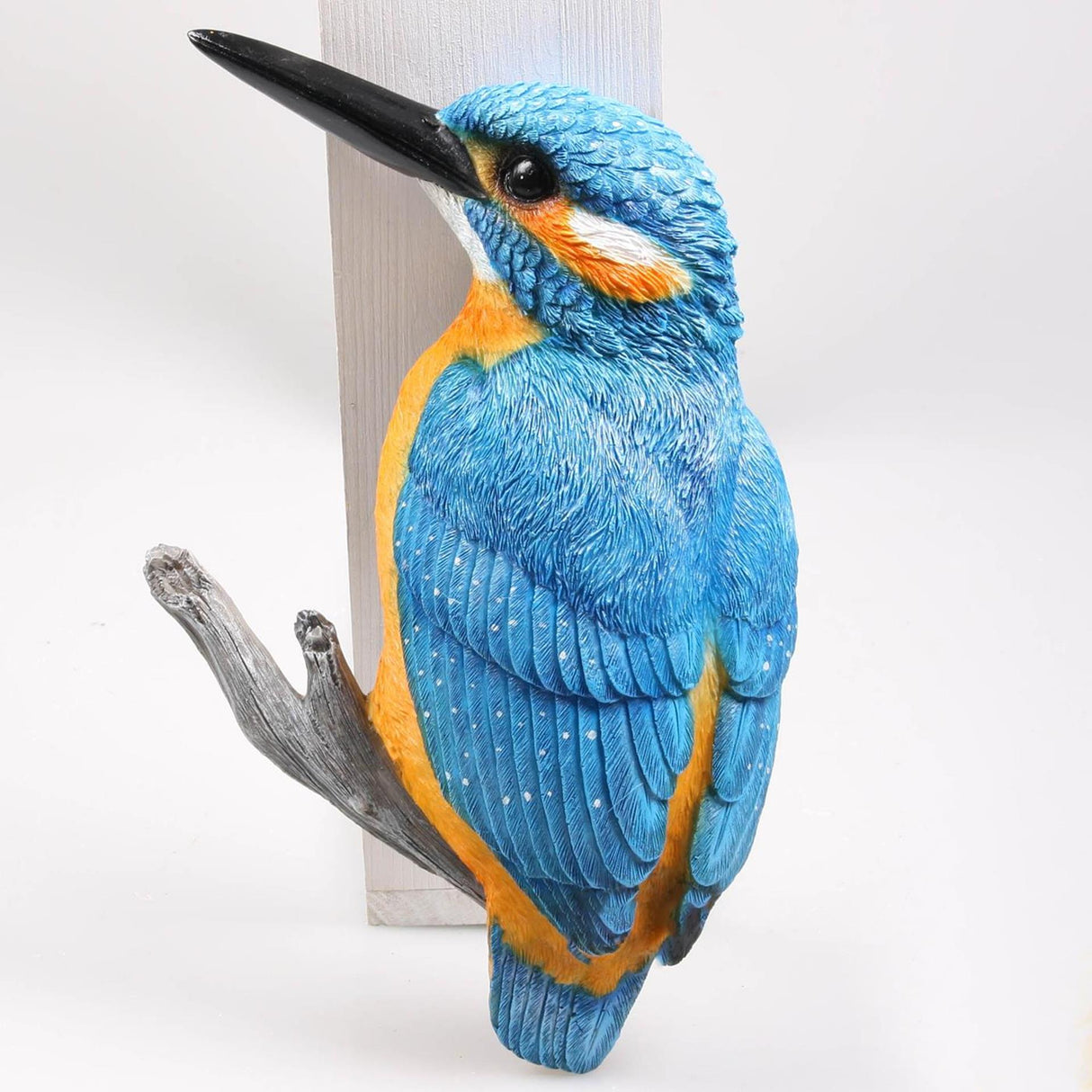 Farmwood animals vogel ijsvogel wand 19x29x5cm
