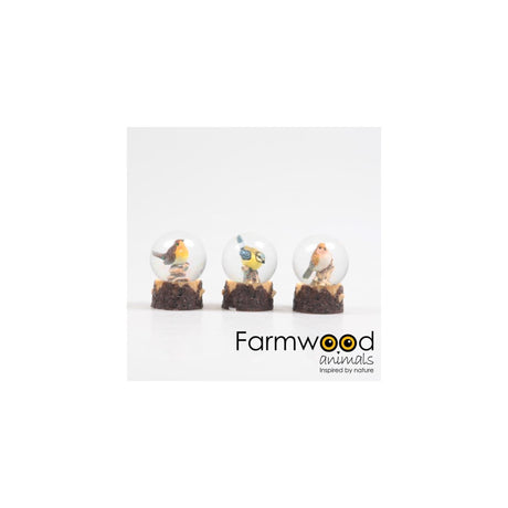 Bondetræ dyr fuglerystebold 4,5x4,5x6cm