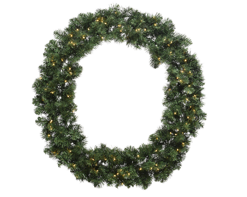 Imp kerstkrans erial 50cm incl. verlichting