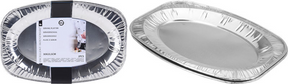 Excellent houseware eh aluminium serveerschaal 35x23,5cm 2 stuks