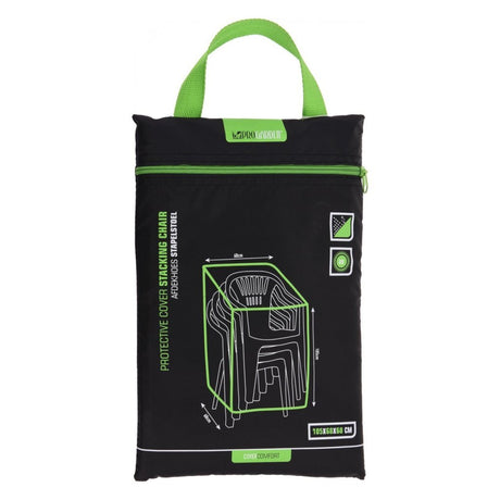 Pro havestole betræk 68x68x105 cm sort