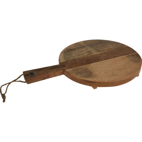 Fremragende husholdningsskærebræt serveringsbræt mangotræ ã˜28x42,5 cm