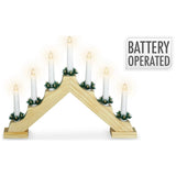 Ambiance Ambiance Candle Bridge med 7 LEDS Naturel