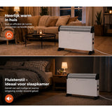 Overige merken convector kachel 2000w wit zwart