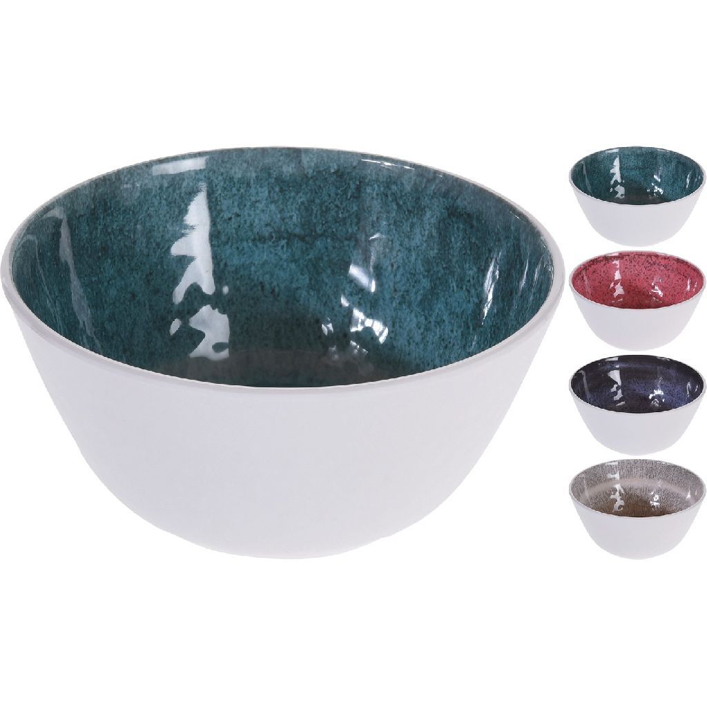 Grundskål melamin marmor 155x80mm 12 stk