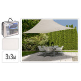 Progarden skygge klud firkant 3x3 m creme farvet