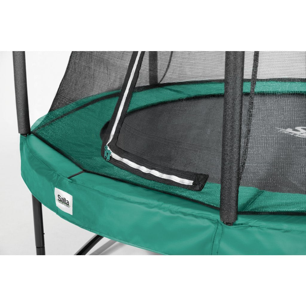 Salta 5071g comfort edition trampolin 183 cm + sikkerhedsnet grøn