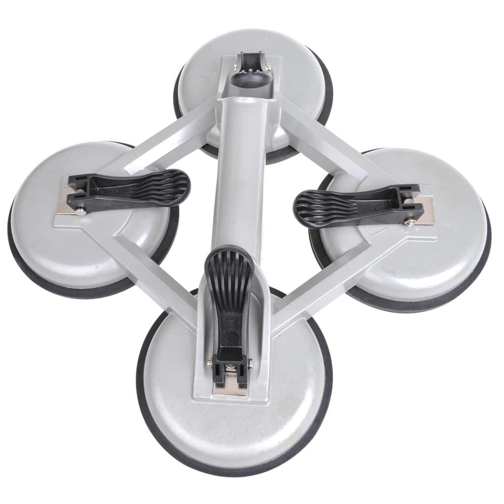 ProPPLUS VACUUM LEFFER MED 4 SUCTION CUPS ALUMINIUM SILVER FARVET