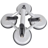 ProPPLUS VACUUM LEFFER MED 4 SUCTION CUPS ALUMINIUM SILVER FARVET