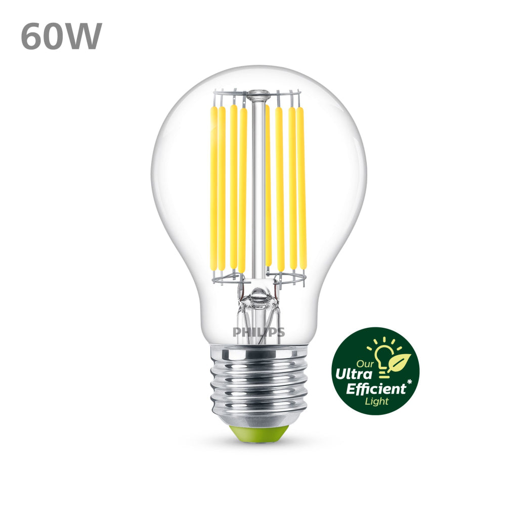 Philips LED CLA 60W A60 E27 4000K CL Eela SRT4-belysning