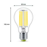 Philips LED CLA 60W A60 E27 4000K CL Eela SRT4-belysning