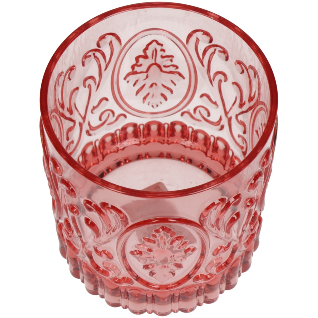 Andre mærker tumbler kop 8,9x9,5 cm pink gennemsigtig