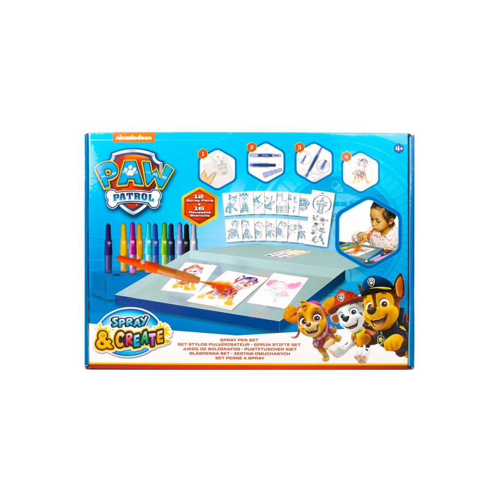 Canenco paw patrol spray og skabe spray pen sæt deluxe