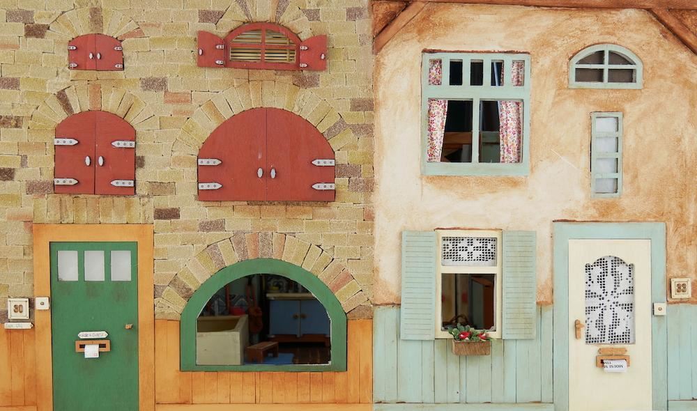 Het muizenhuis: deuren en ramen knutsel