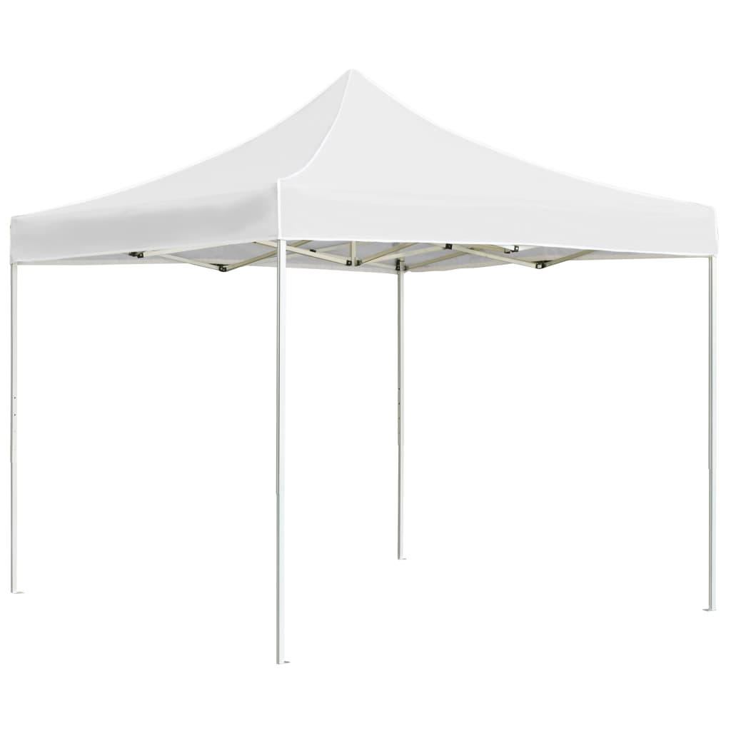 Vidaxl Parttent professionelt sammenfoldelig 3x3 m aluminium hvid