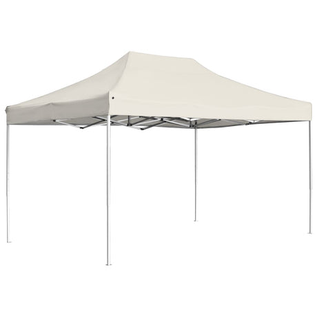 Vidaxl Parttent Professionelt sammenfoldelig 4,5x3 m aluminiumcreme