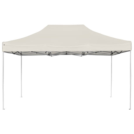 Vidaxl Parttent Professionelt sammenfoldelig 4,5x3 m aluminiumcreme