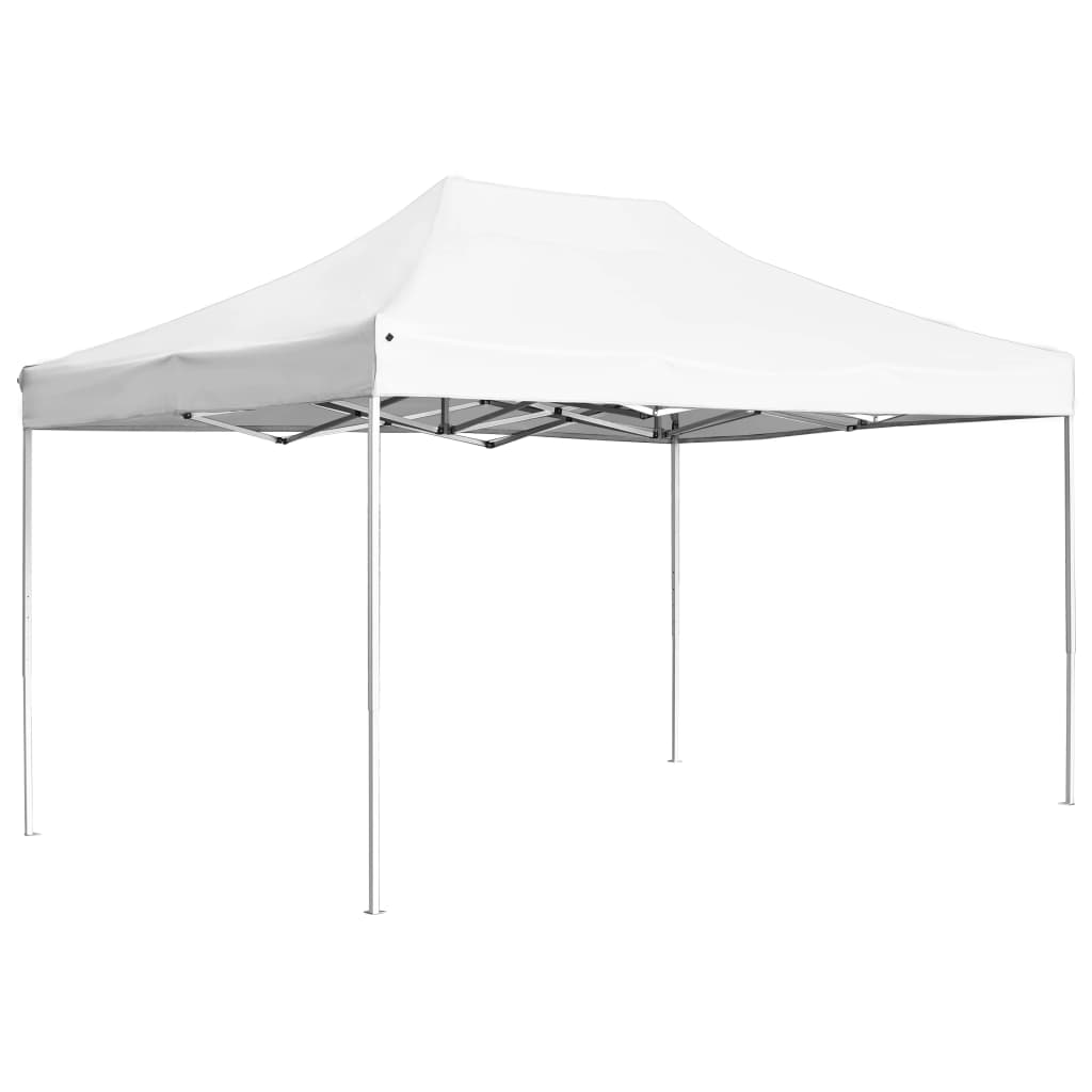 Vidaxl Parttent professionelt sammenfoldelig 4,5x3 m aluminium hvid