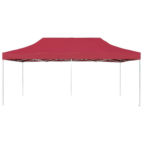 Vidaxl Parttent professionelt sammenfoldelig 6x3 m aluminiumsvin rood